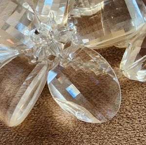 COPY - Clear Faceted Lucite Flower Statement Necklace